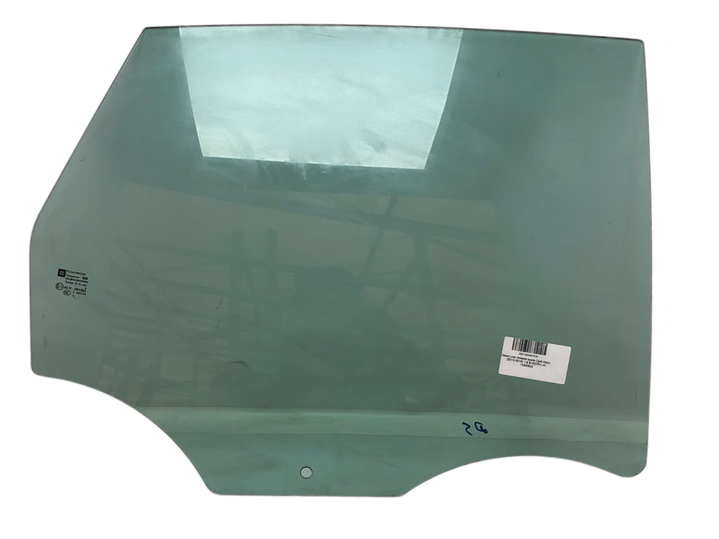 Geam usa dreapta spate Opel Astra J (2012-2018) 1.6 B16DTH LVL 13265822