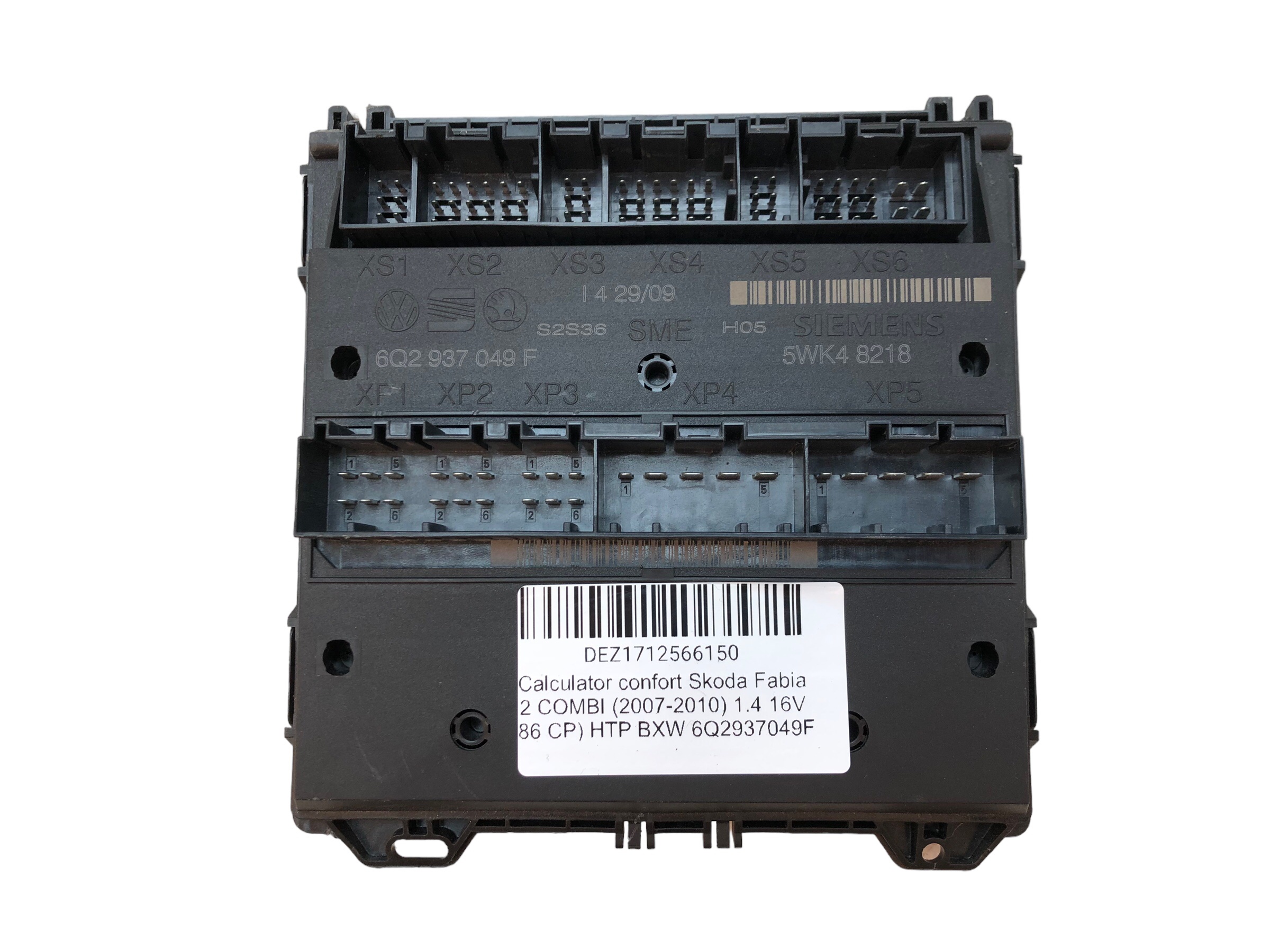 Calculator confort Skoda Fabia  2 COMBI (2007-2010) 1.4 16V (86 CP) HTP BXW 6Q2937049F